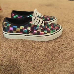 Vans Authentic iridescent  checkered sneakers